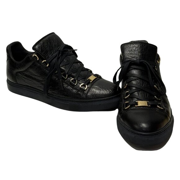 $900 Balenciaga black arena sneakers size 10/40 - Picture 5 of 6